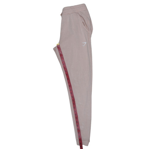 Gymshark Women's Beige Jogger Trousers Size S Viscose Blend