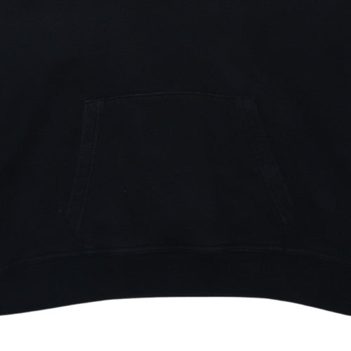 Adidas Womens Black Size 14 Pullover Hoodie with Stripe Detail