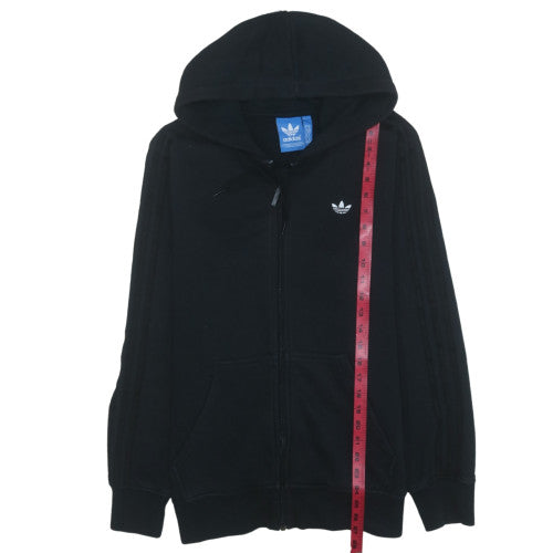 Adidas Men's Black Full Zip Hoodie Size M Regular Fit Sportswear