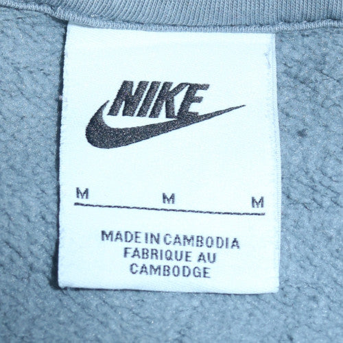 Nike Women’s Grey Air Logo Pullover Sweatshirt M Cotton Blend