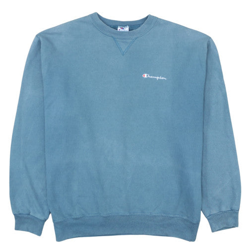 Champion Men’s Blue XXL Crew Neck Pullover Sweatshirt