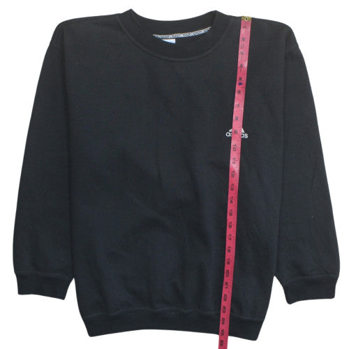 Adidas Men's Black Crew Neck Sweatshirt Size L Classic Pullover