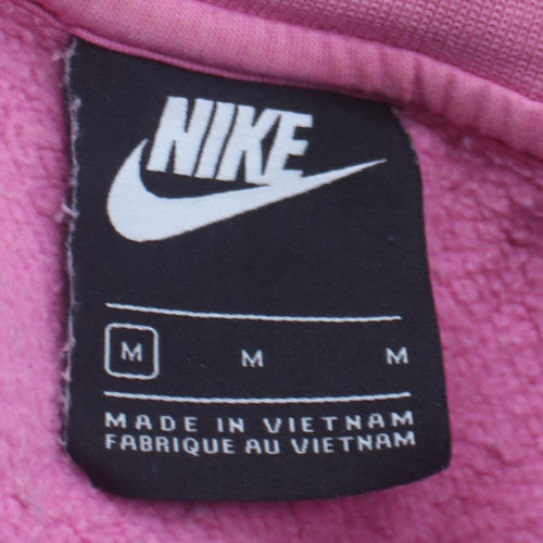 Nike Women's Pink Crew Neck Pullover Sweatshirt Size M