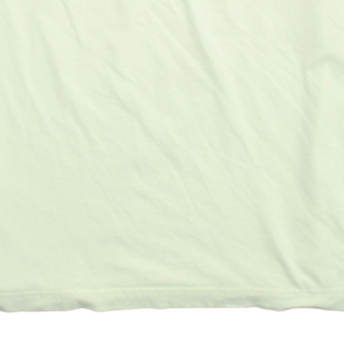 Nautica Men's Beige V-Neck Cotton T-Shirt 2XL Nautical Style