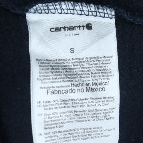 Carhartt Mens Blue Pullover Sweatshirt S Classic Fit Crew Neck