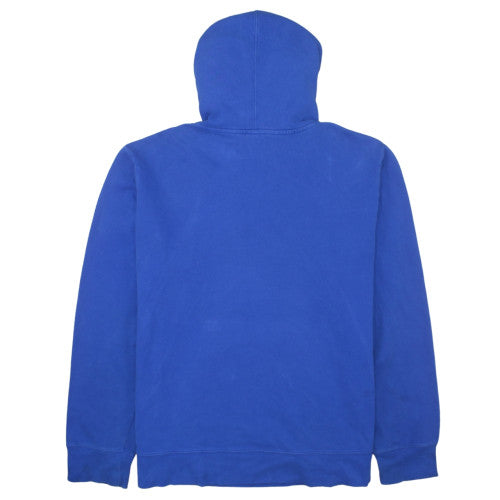 The North Face Men Blue Pullover Hoodie Large Cotton Blend Casual