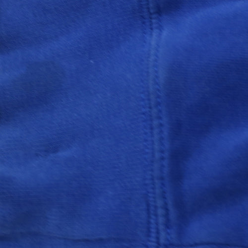 The North Face Men Blue Pullover Hoodie Large Cotton Blend Casual