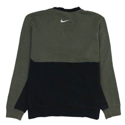Nike Air Men's Green Black Crew Neck Sweatshirt XL Regular Fit