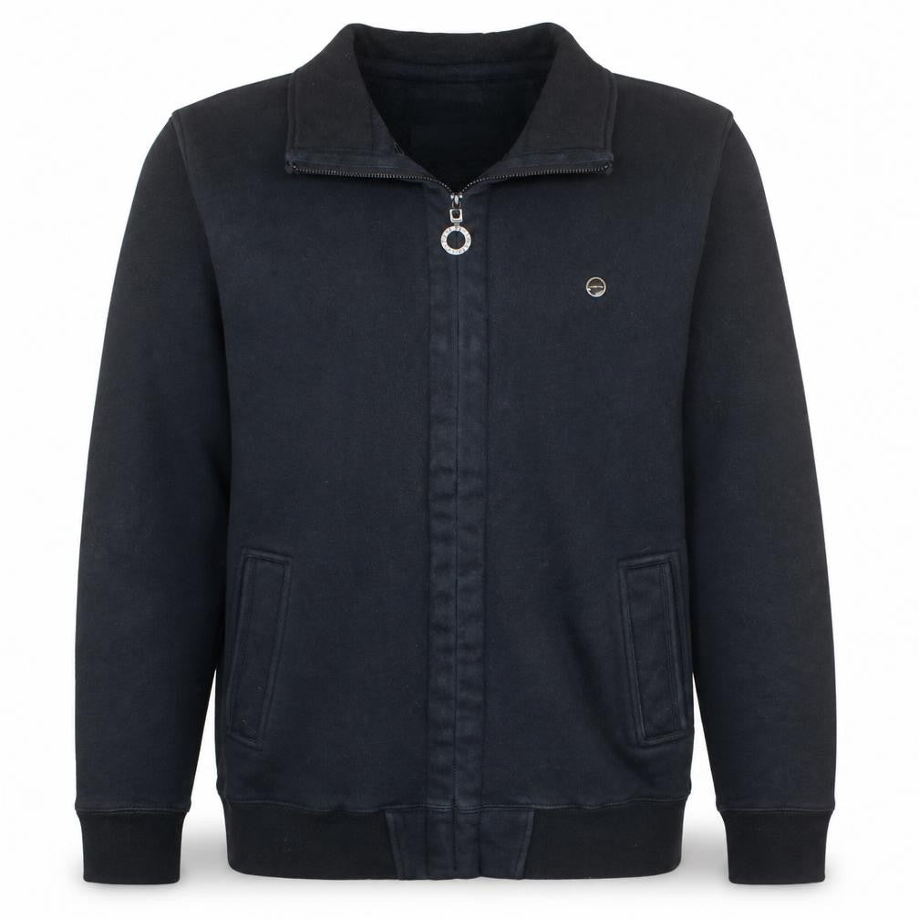 Front view of O’Neill Men’s Black Superfleece Full Zip Sweatshirt Medium