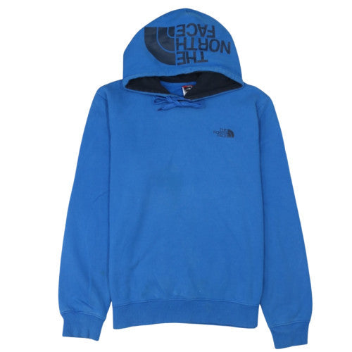 The North Face Men's Blue Pullover Hoodie L Fleece Cotton