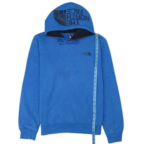 The North Face Men's Blue Pullover Hoodie L Fleece Cotton