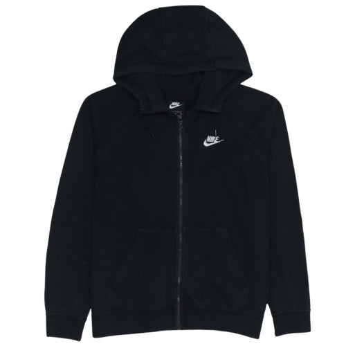 Nike Men's Black Full Zip Hoodie Sweatshirt M Cotton Blend