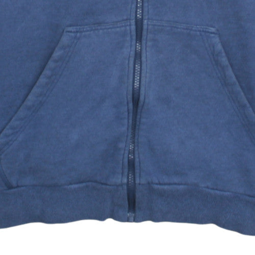Adidas Men's Blue Full Zip Hoodie L Sports Fleece Jacket
