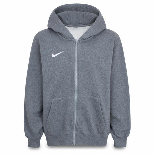 Nike Men's Grey Full Zip Hoodie L Fleece Sports Sweatshirt