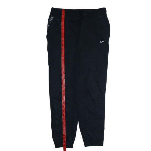 Nike Women's Black Jogger Trousers S Cotton Blend Logo Sportswear