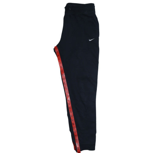 Nike Women's Black Jogger Trousers S Cotton Blend Logo Sportswear