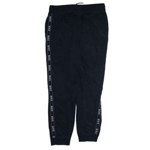 Nike Women's Black Jogger Trousers S Cotton Blend Logo Sportswear