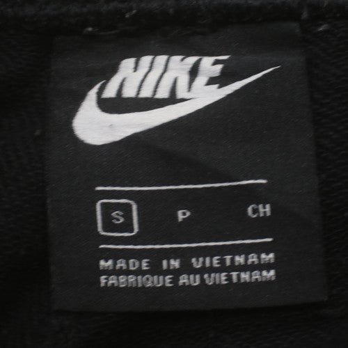 Nike Women's Black Jogger Trousers S Cotton Blend Logo Sportswear