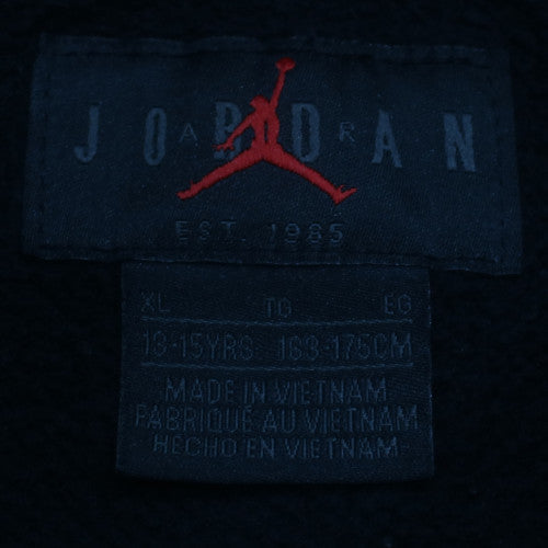 Jordan Boys Black XL 13-15 Years Pullover Hoodie with Jumpman Logo