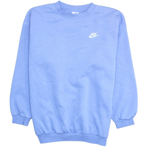 Nike Boys Blue XL Pullover Fleece Sweatshirt Crew Neck Logo Jumper
