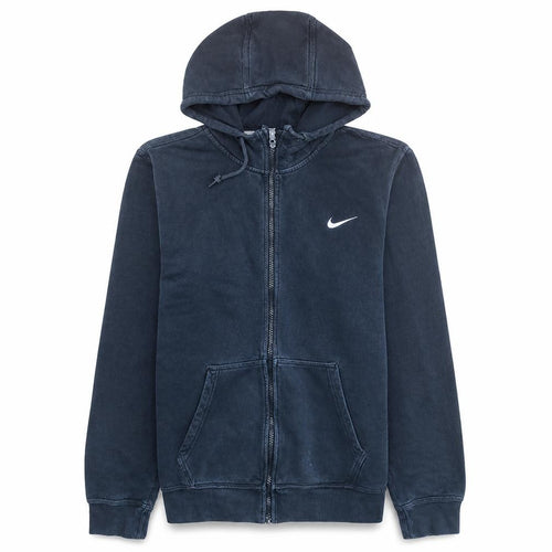 Nike Men's Blue Full Zip Fleece Hoodie Size L Regular Fit