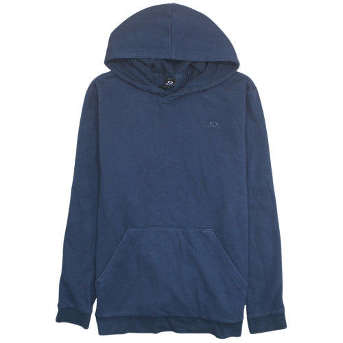 Oakley Men's Blue Pullover Hoodie L Regular Fit Fleece Sweatshirt