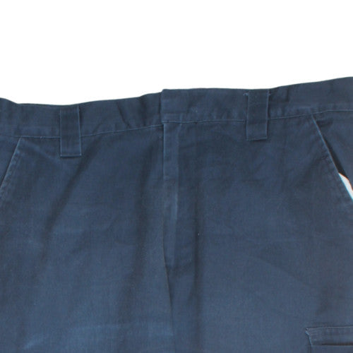Dickies Men's Navy Cargo Work Trousers Size 36R Cotton Blend