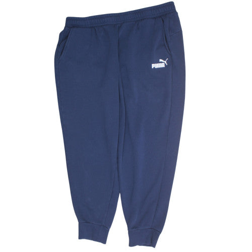 Puma Men’s Blue 2XL Jogger Sweatpants Elastic Waist Tapered