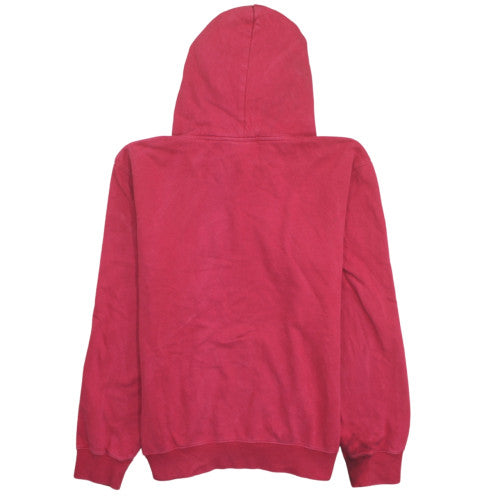Champion Men's Red Pullover Hoodie Medium Logo Fleece Sweatshirt