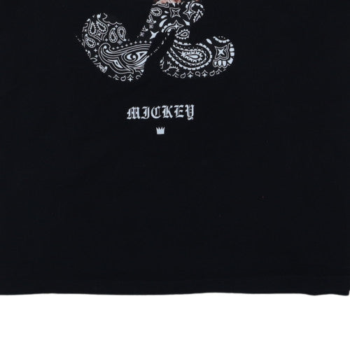 Disney x Neff Unisex Black Mickey Mouse 2XL Cotton Graphic T-Shirt
