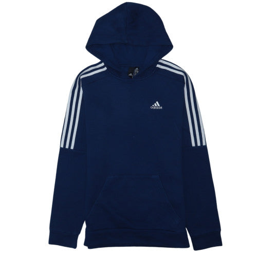 Adidas Men’s Blue Pullover Hoodie XS Fleece Sports Sweatshirt