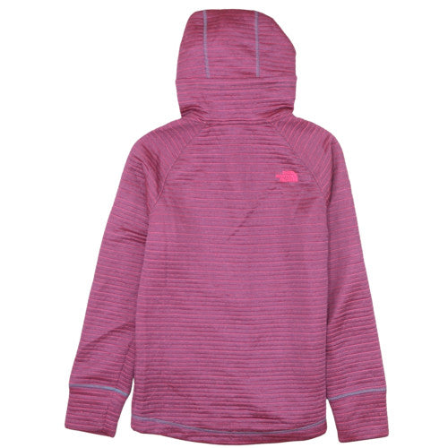 The North Face Womens Pink Hooded Full Zip Hoodie Size M