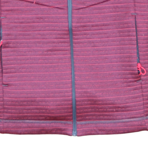 The North Face Womens Pink Hooded Full Zip Hoodie Size M