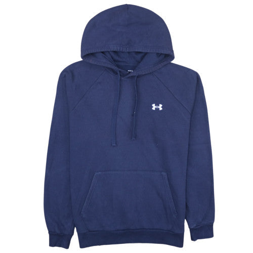 Under Armour Men's Blue Pullover Hoodie L Fleece Relaxed Fit