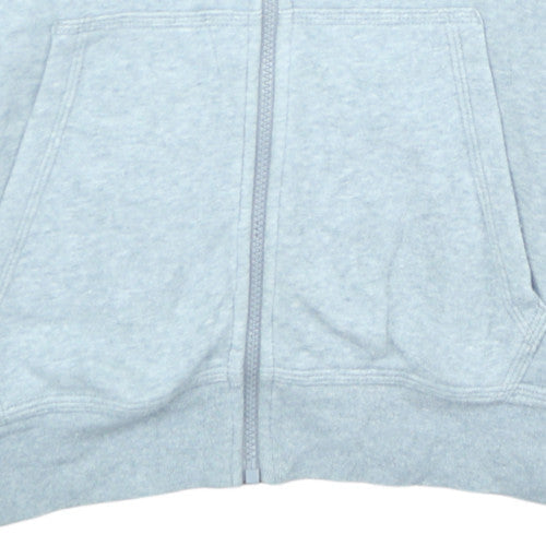 Nike Men's Grey Full Zip Hoodie Size L Fleece Sportswear