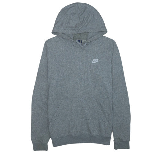 Nike Mens Grey Pullover Hoodie Size L Fleece Sportswear