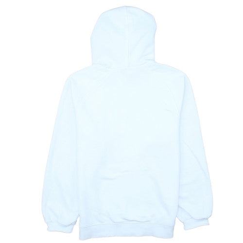 Nike Womens White Small Pullover Hoodie Sweatshirt Cotton Blend