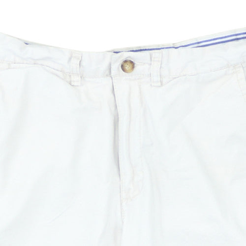Tommy Hilfiger Men's White Chino Shorts Size 32 Regular Cotton