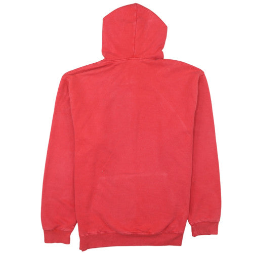 Adidas Men's Red Pullover Hoodie Fleece Medium Regular Fit