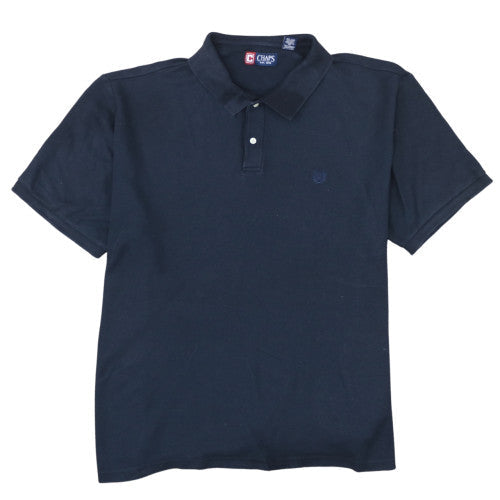 Chaps Men's Blue 3XL Big & Tall Cotton Polo Shirt