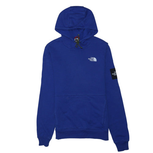 The North Face Men's Blue Pullover Hoodie Size S Cotton Outdoor Sweatshirt