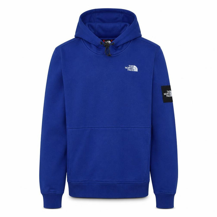 The North Face Men's Blue Pullover Hoodie Size S Cotton Outdoor Sweatshirt