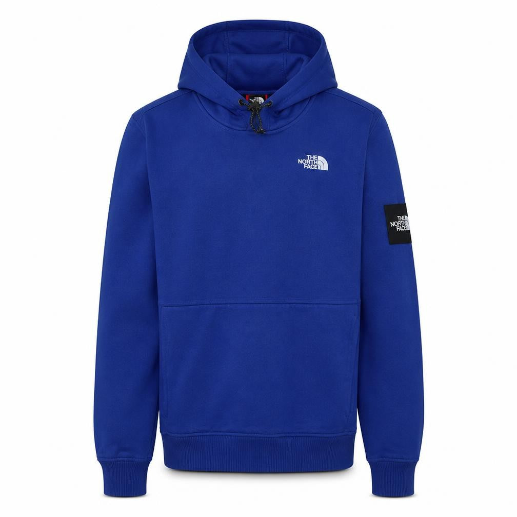 The North Face Men's Blue Pullover Hoodie Size S Cotton Outdoor Sweatshirt