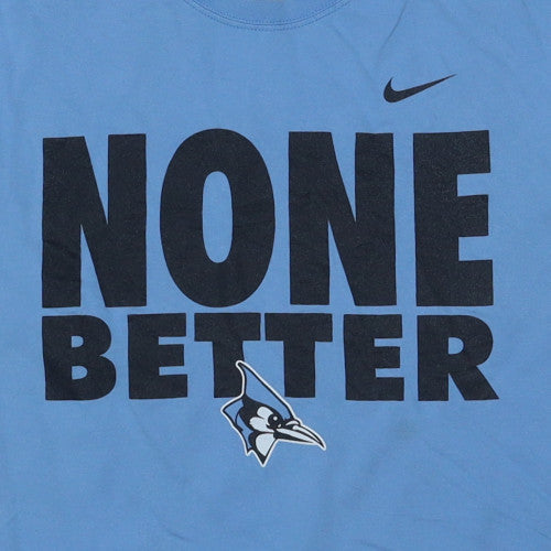 Nike Men's Blue 'None Better' Graphic Regular Fit T-Shirt XXL