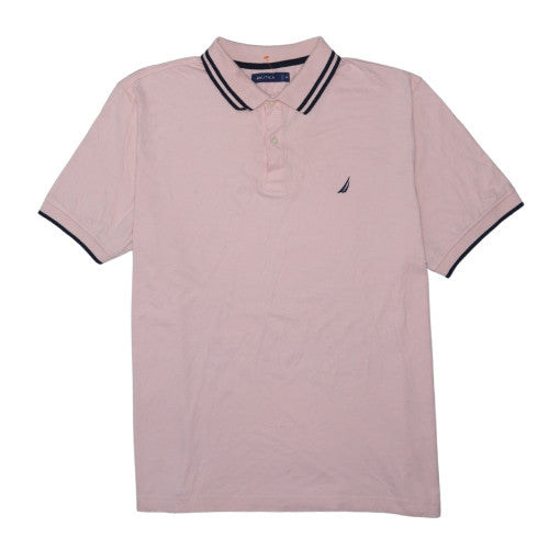 Nautica Men's Pink Short Sleeve Classic Fit Polo Shirt XXL