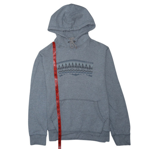 Levi's Mens Grey Pullover Hoodie M Classic Fleece Graphic