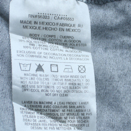 Nike Men’s Grey Dri-FIT Athletic T-Shirt XL Graphic Print Sports Tee