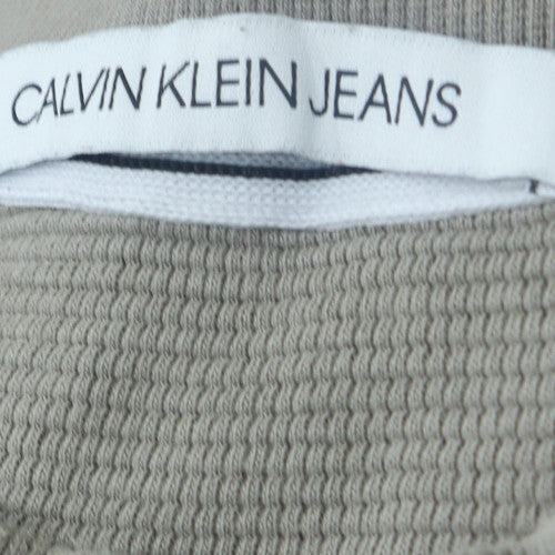 Calvin Klein Jeans Men's Grey Knit Pullover Sweatshirt M