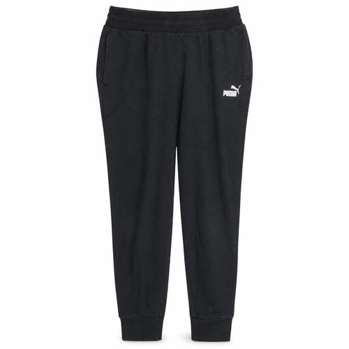 Puma Men’s Black Jogger Sweatpants M Regular Fit Tapered Cotton Blend