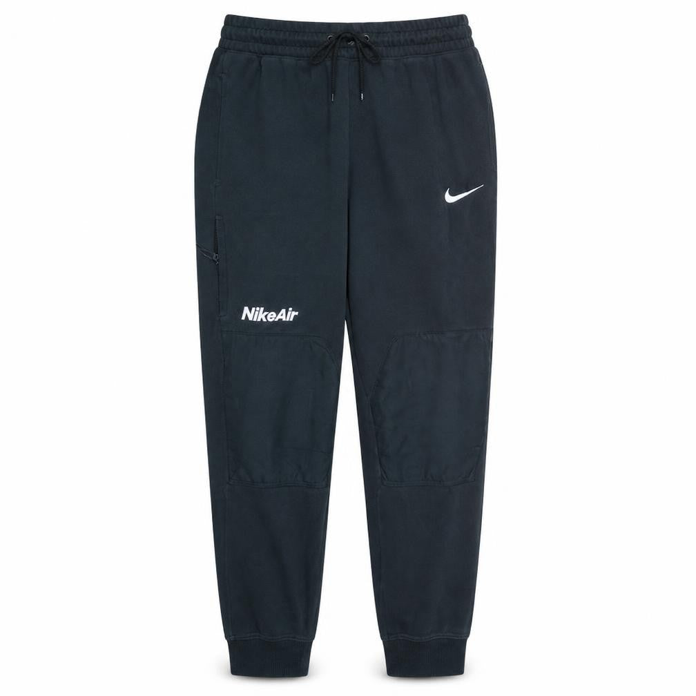 Nike Men's Black Jogger Sweatpants L Fleece Cuffed Tapered